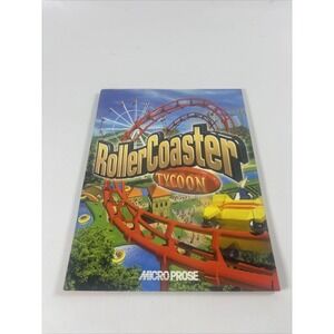 Roller Coaster Tycoon PC Video Game Instruction Manual